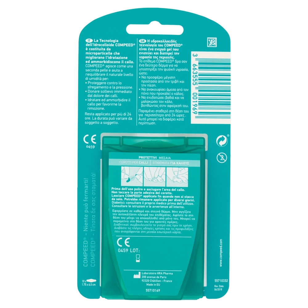 Compeed Cerotti per Calli Medio 10 pz